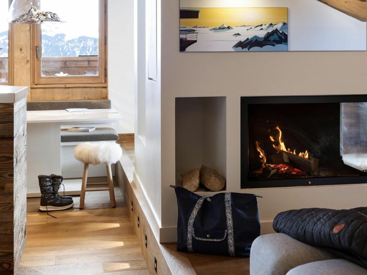 Appartement Contemporain Avec Sauna, Cheminee Et Parking Au Centre De Courchevel 1850 - Fr-1-564-35 Buitenkant foto